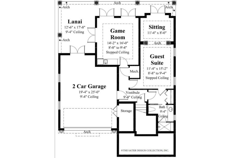 Castaway Cove Ground Level Floor Plan